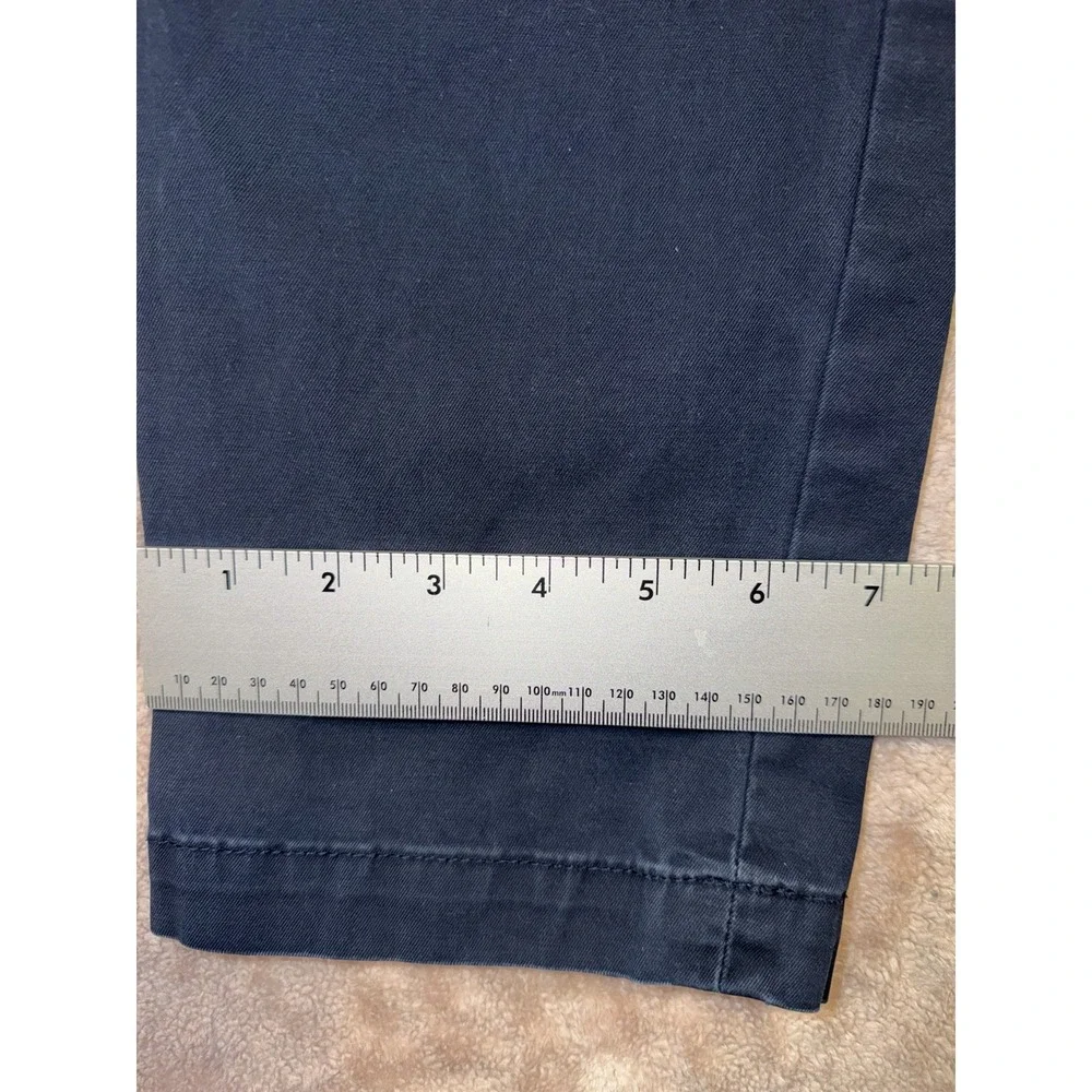 EUC Mens Banana Republic athletic fit blue chino pants size 35x30